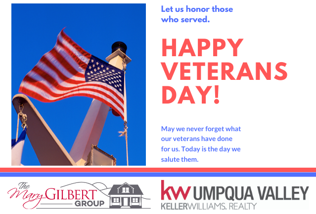 Happy Veteran's Day! header image.