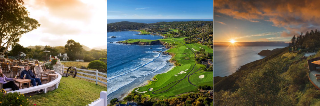 Where to Dine, Play, Stay, and Buy in Pebble Beach header image.