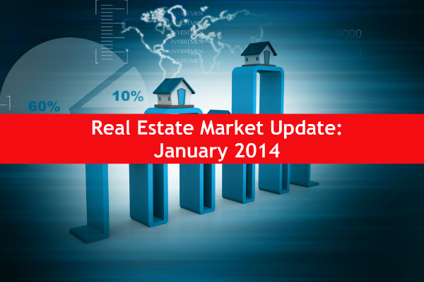 Real Estate Market Update January 2014 header image.
