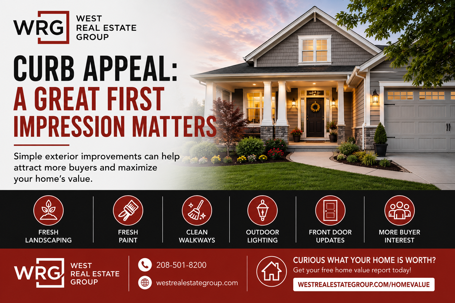 Curb Appeal: Why a Great First Impression Matters When Selling Your Home header image.