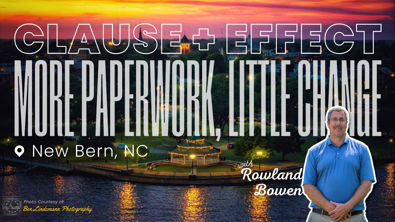 Clause + Effect: More Paperwork, Little Change header image.