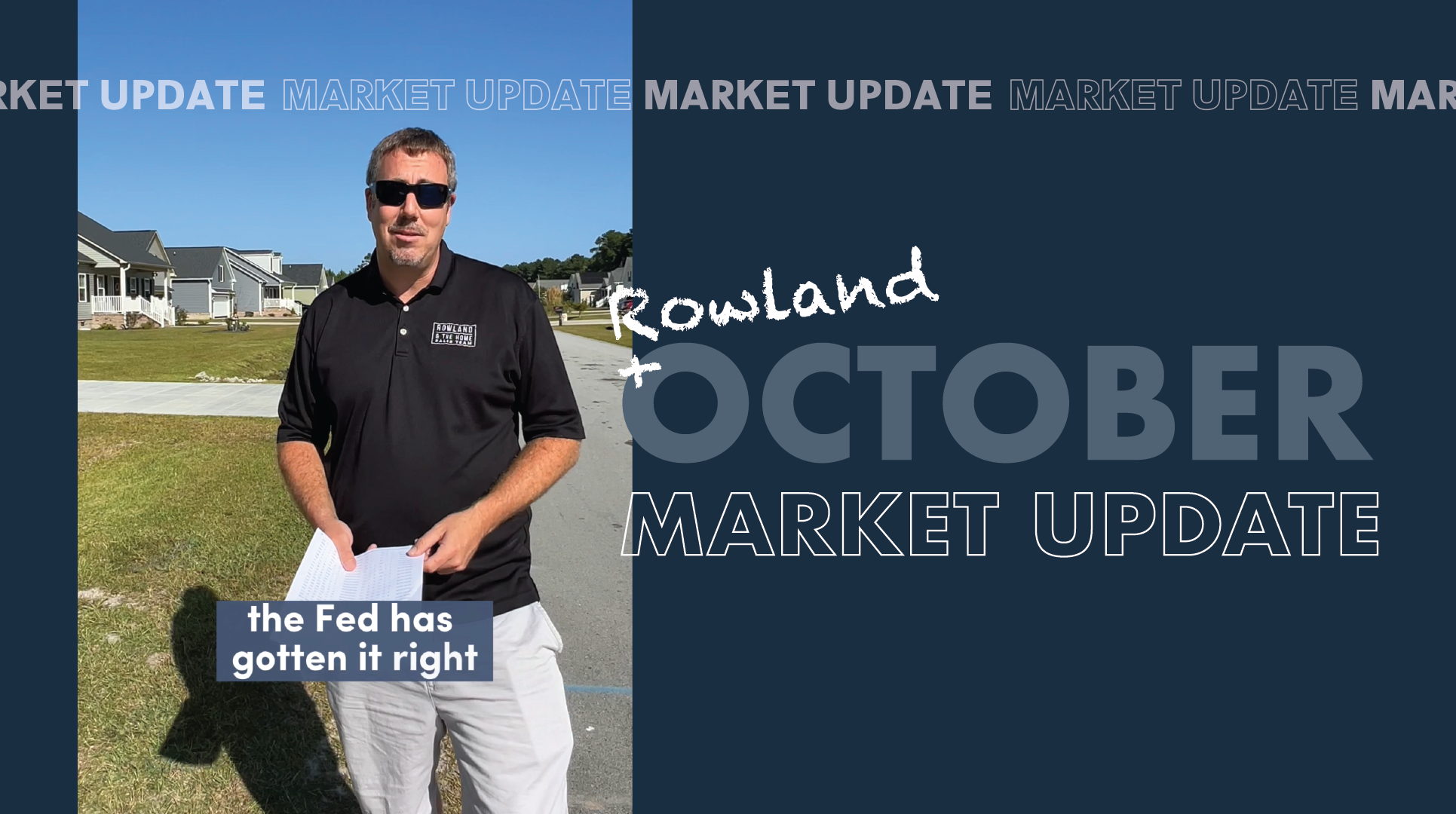October Market Update header image.