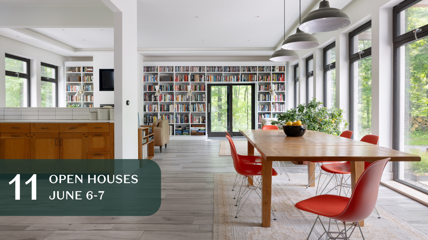 Upstate Curious Open Houses header image.