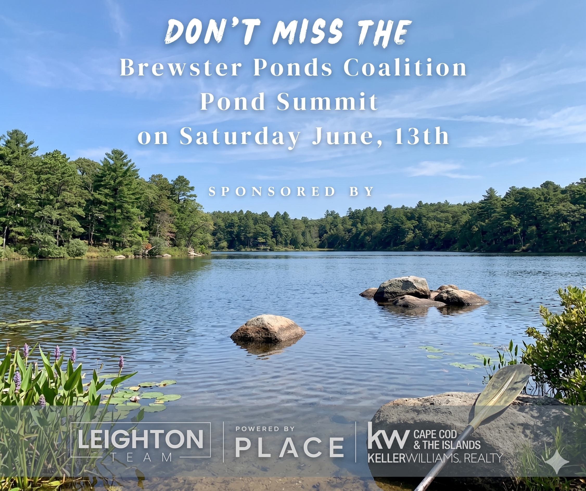 Keeping Our Waters Safe: Why We’re Sponsoring the 2026 Brewster Ponds Coalition Summit header image.
