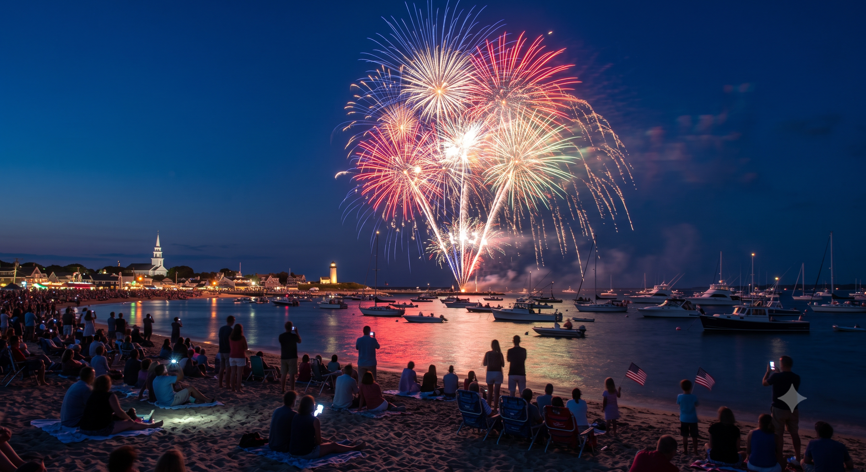 Sparks on the Shore: The Ultimate Guide to the 4th of July on Cape Cod header image.