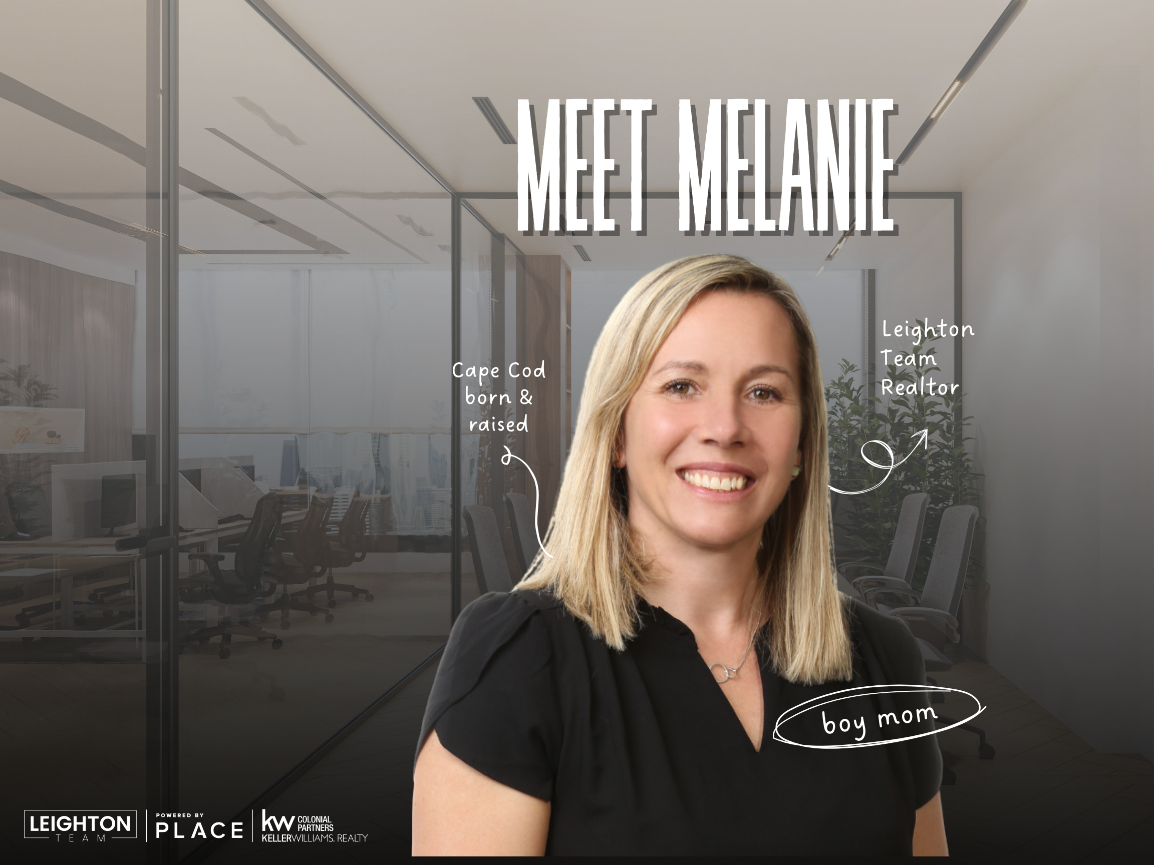 Melanie White  | Leighton Team – 2025 #1 Real Estate Team on Cape Cod header image.