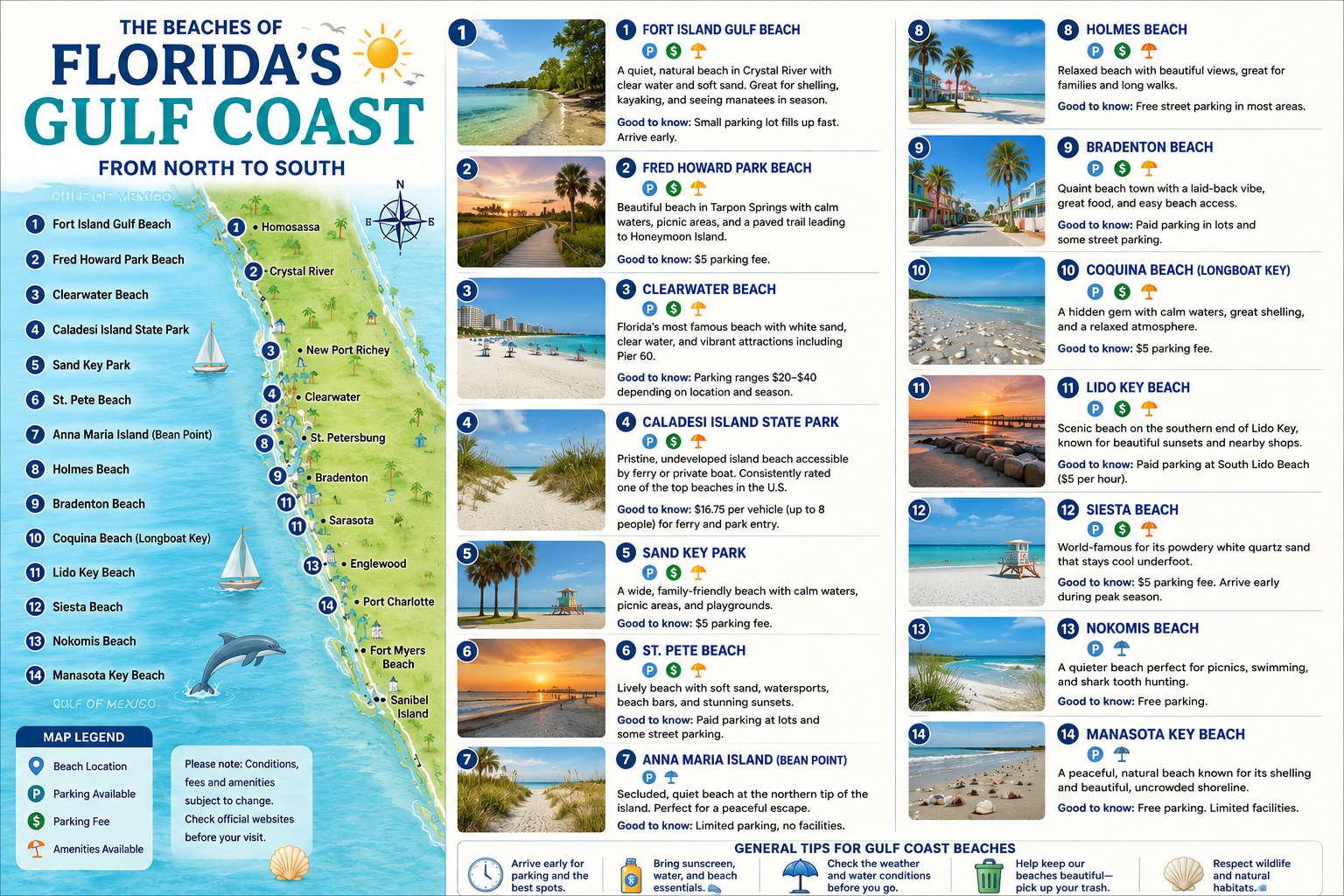 Gulf Coast Beach Graphic