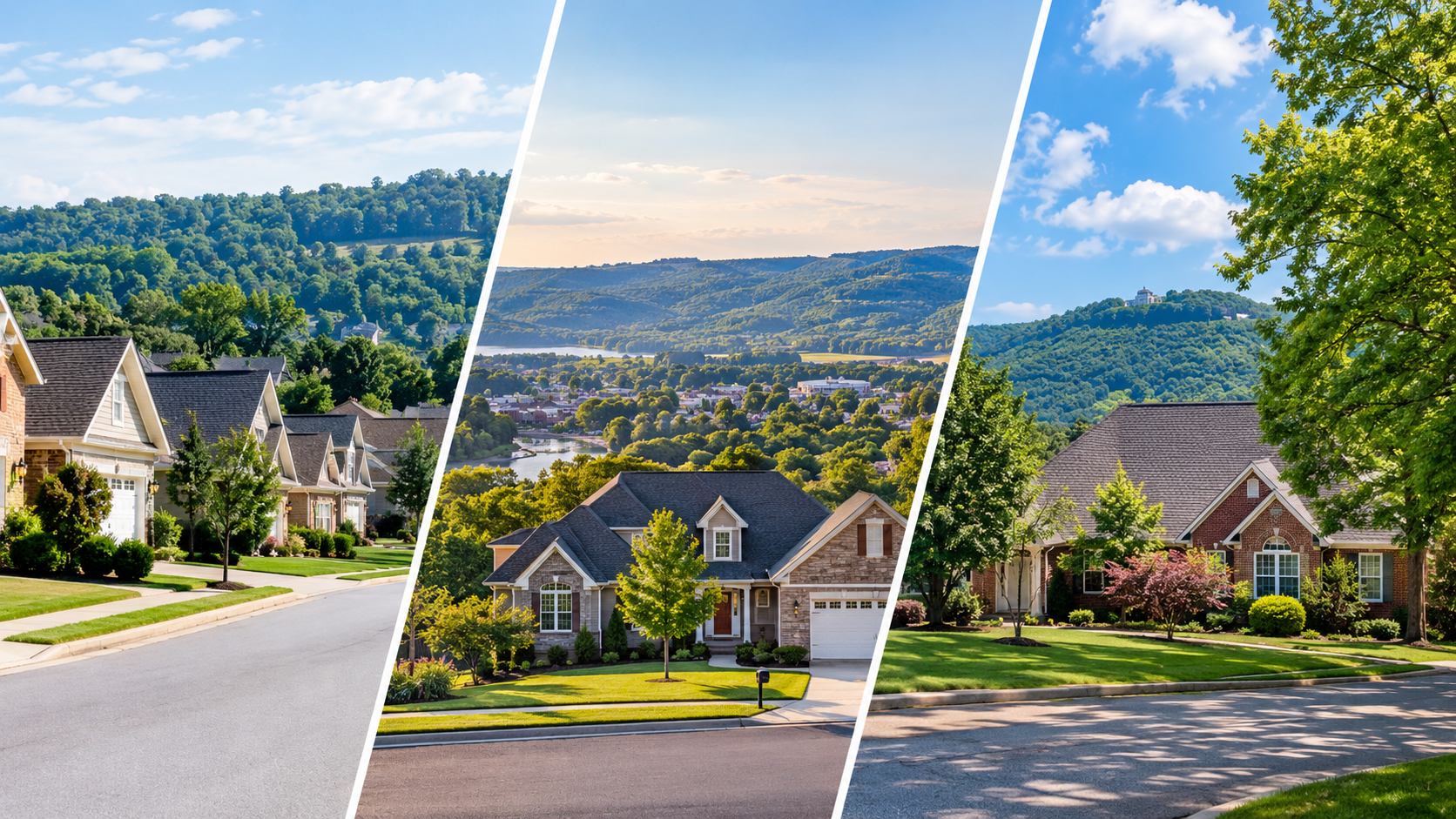 Residential neighborhoods representing Hurricane, Teays Valley, and Barboursville