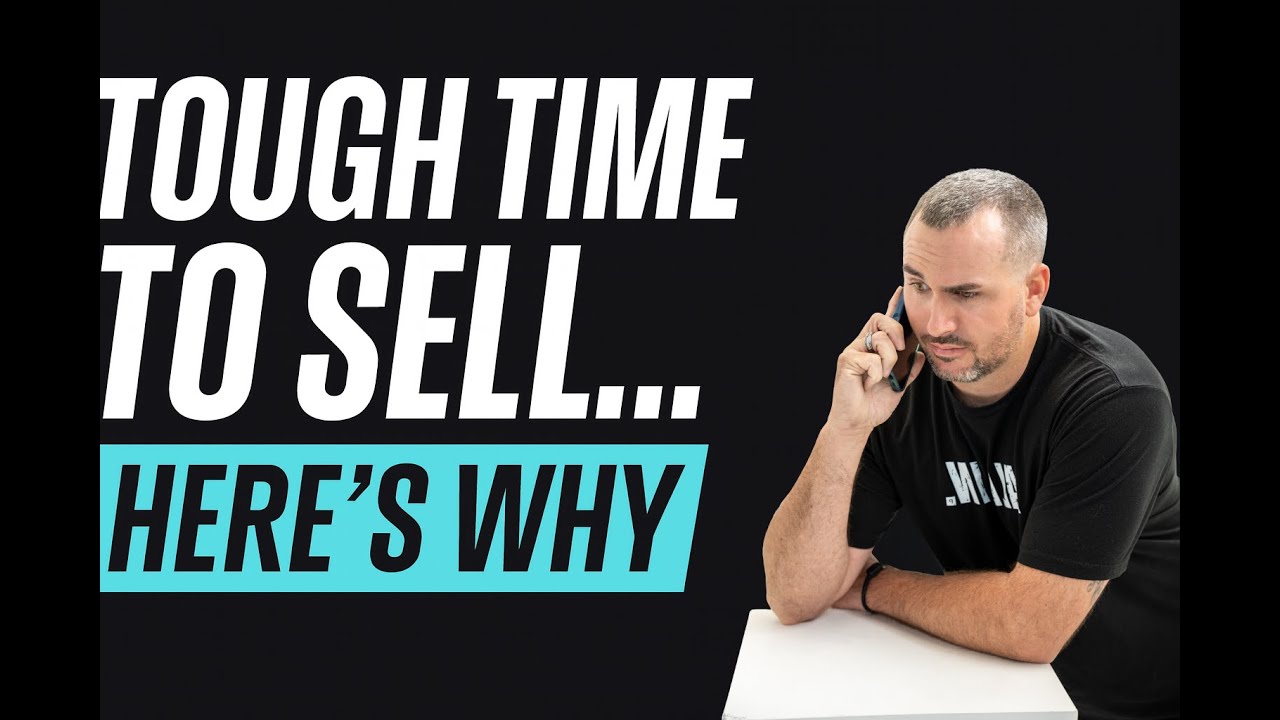 YouTube thumbnail showing a bold title “The Housing Market Just Shifted” with a stressed seller in front of a house — highlighting urgent change in the 2025 real estate market.