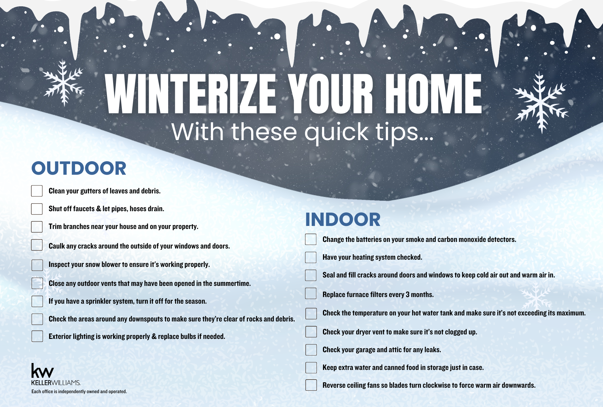 Winterize Your Home header image.