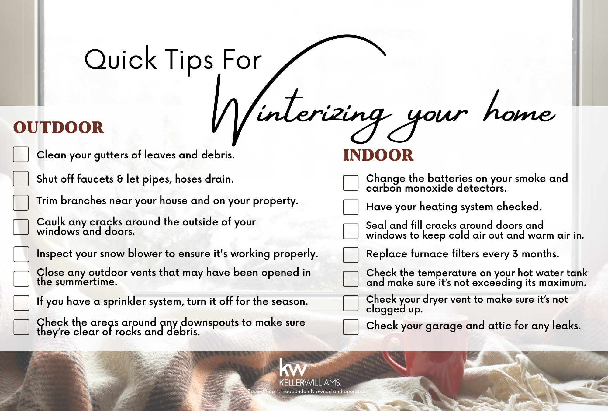 Winter is Upon Us! Time to Winterize the Home. header image.