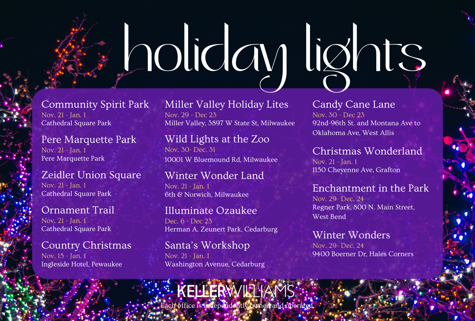 Experience the Magic of Holiday Lights This Season header image.