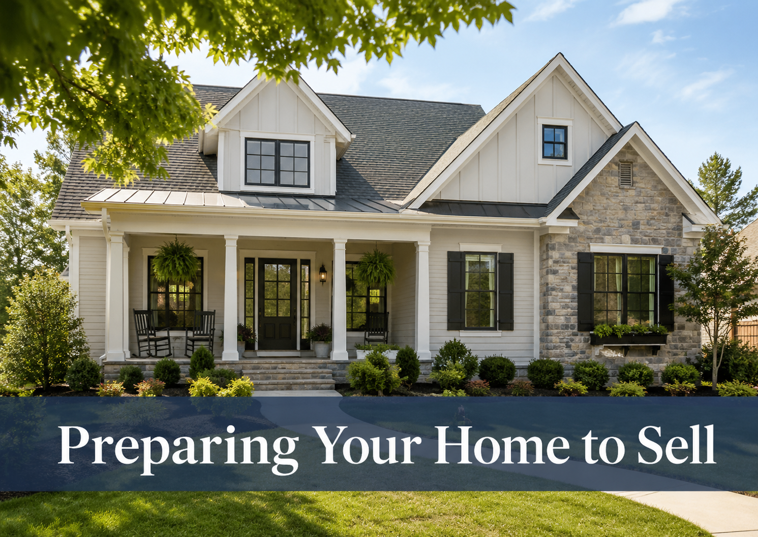 A well-maintained Middle Tennessee home with clean landscaping and strong curb appeal prepared for the real estate market.