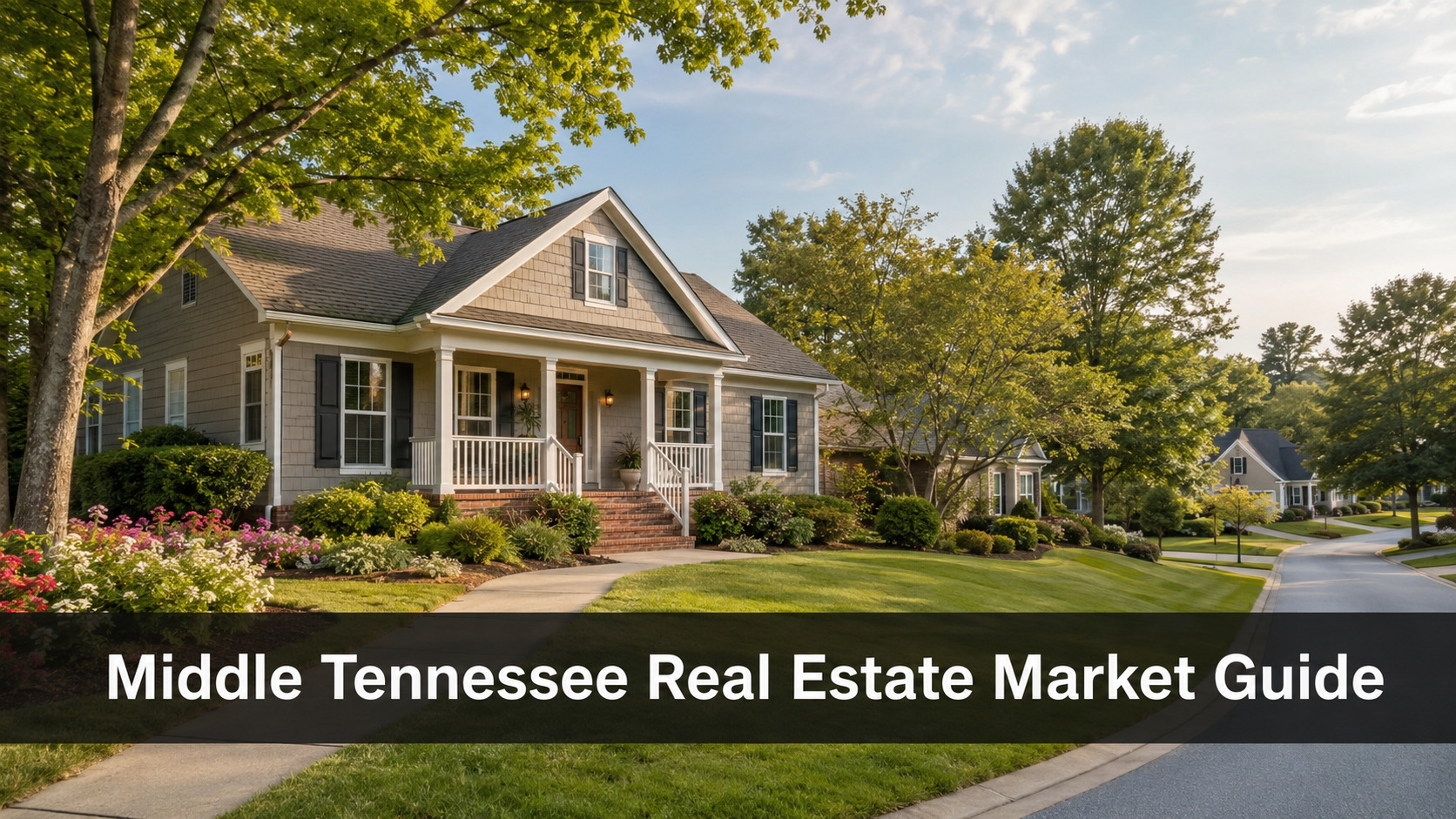 Well-maintained Middle Tennessee home and neighborhood representing the local real estate market for buyers and sellers