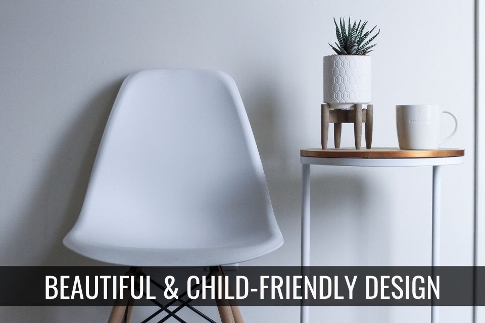 Tips to Make Your Home both Beautiful and Kid-Friendly. header image.