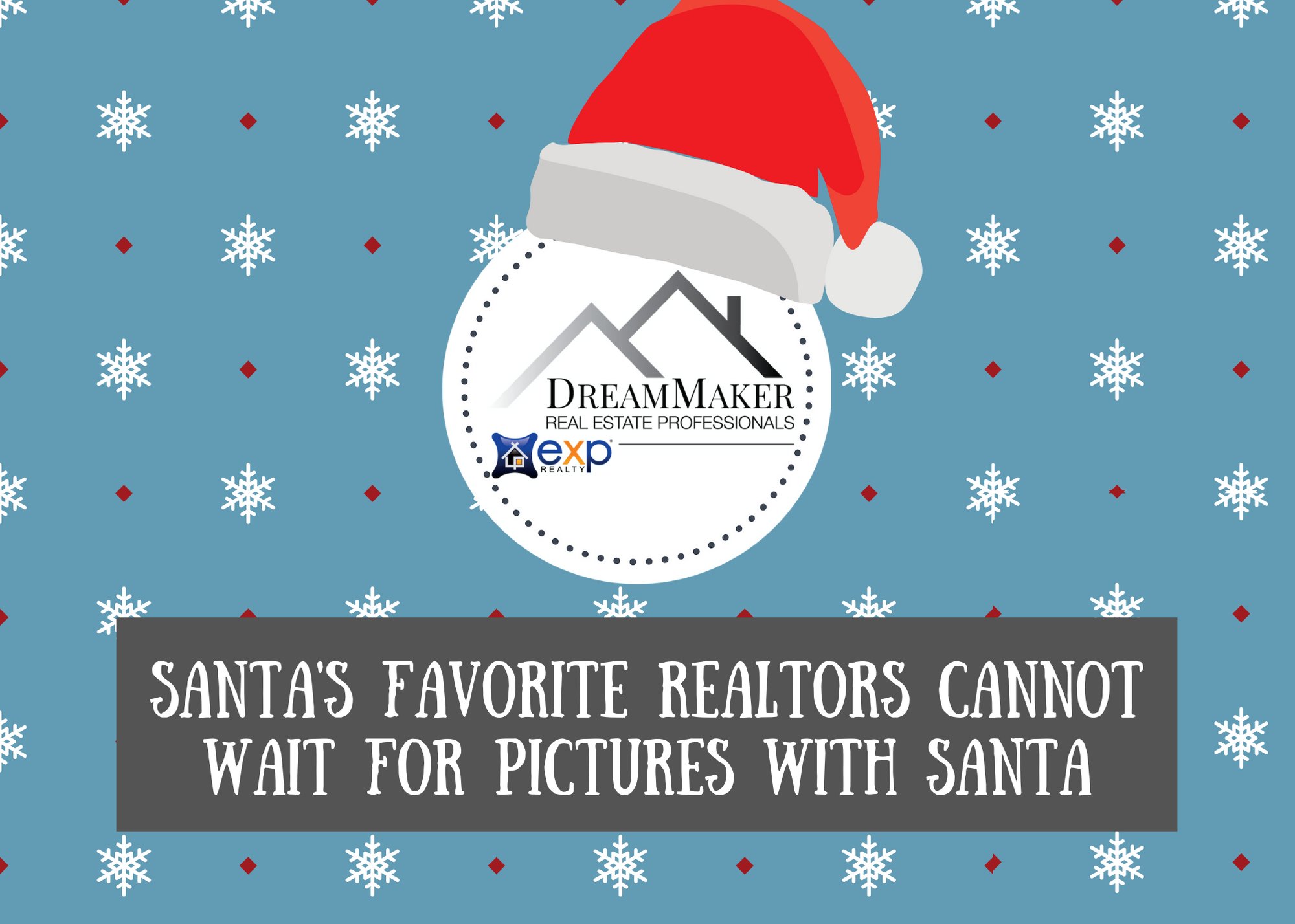 Community Event, Pictures with Santa! header image.