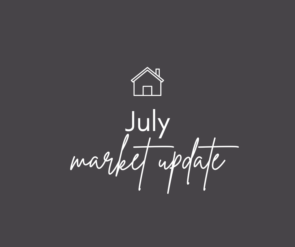 July 2023 Market Update header image.