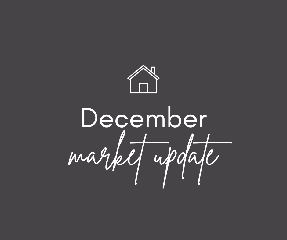 December 2023 Market Update header image.