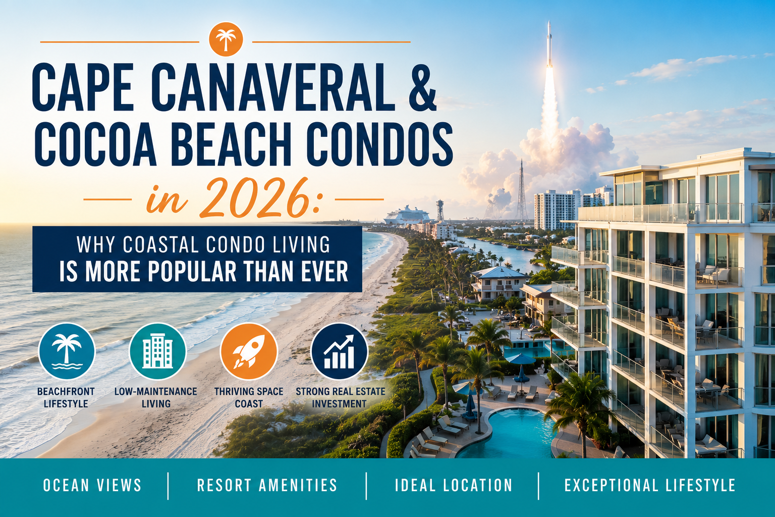 Cape Canaveral & Cocoa Beach Condos in 2026: Why Coastal Condo Living Is More Popular Than Ever header image.