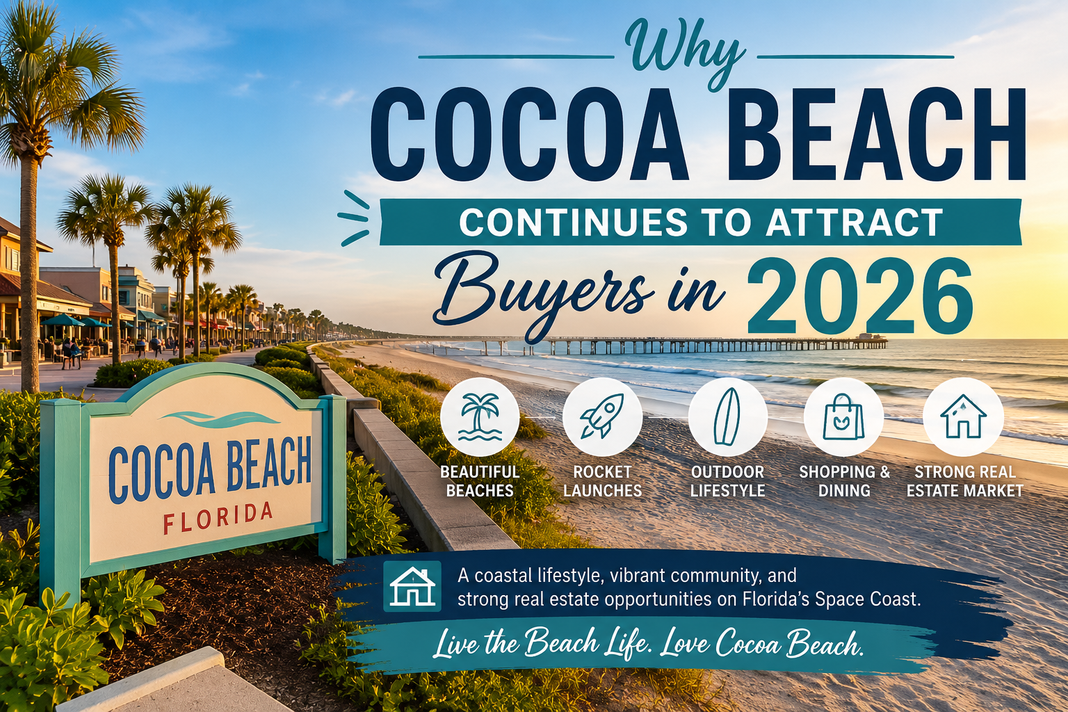 Why Cocoa Beach Continues to Attract Buyers in 2026 header image.