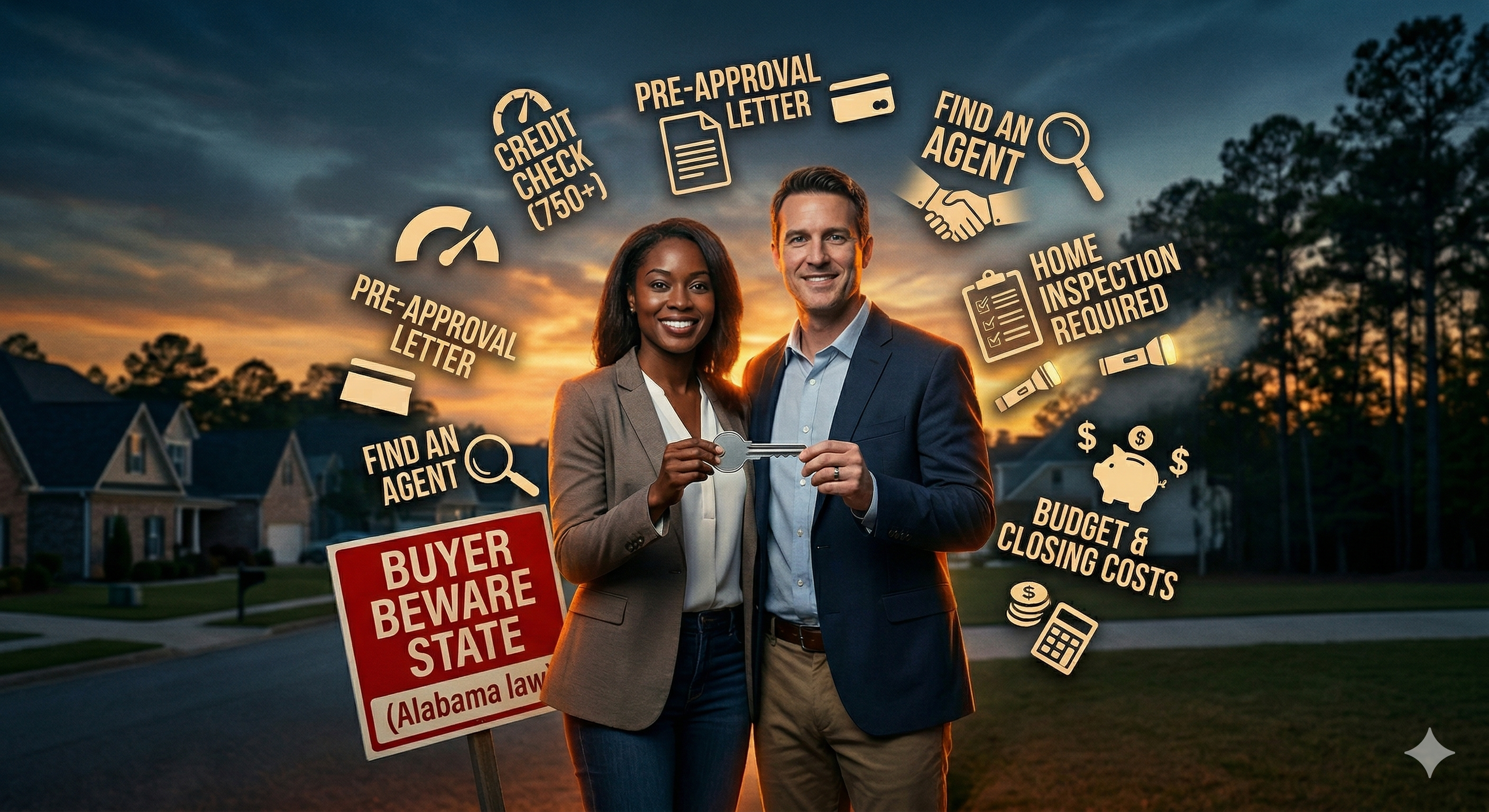 5 Essential Tips for Buying a Home in Alabama header image.