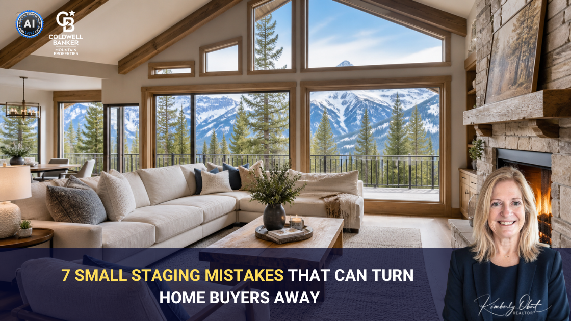 7 Small Staging Mistakes That Can Turn Home Buyers Away header image.