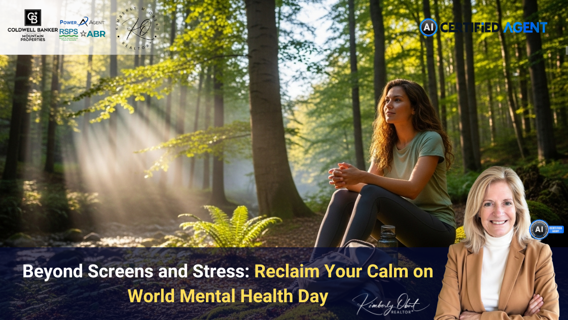 Beyond Screens and Stress: Reclaim Your Calm on World Mental Health Day header image.