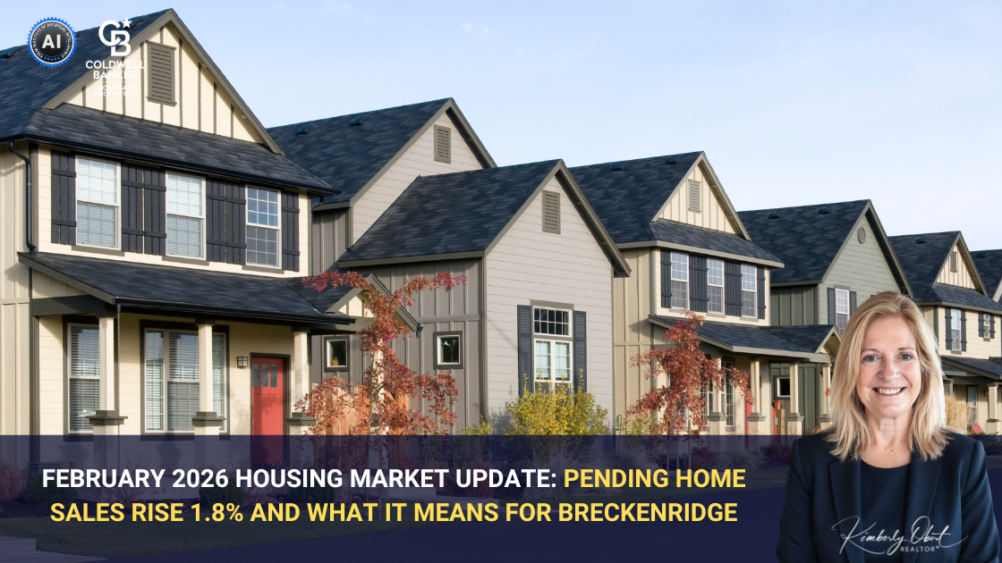 February 2026 Housing Market Update: Pending Home Sales Rise 1.8% and What It Means for Breckenridge header image.