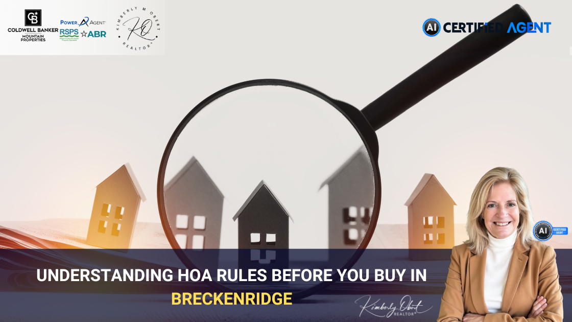 Understanding HOA Rules Before You Buy in Breckenridge header image.