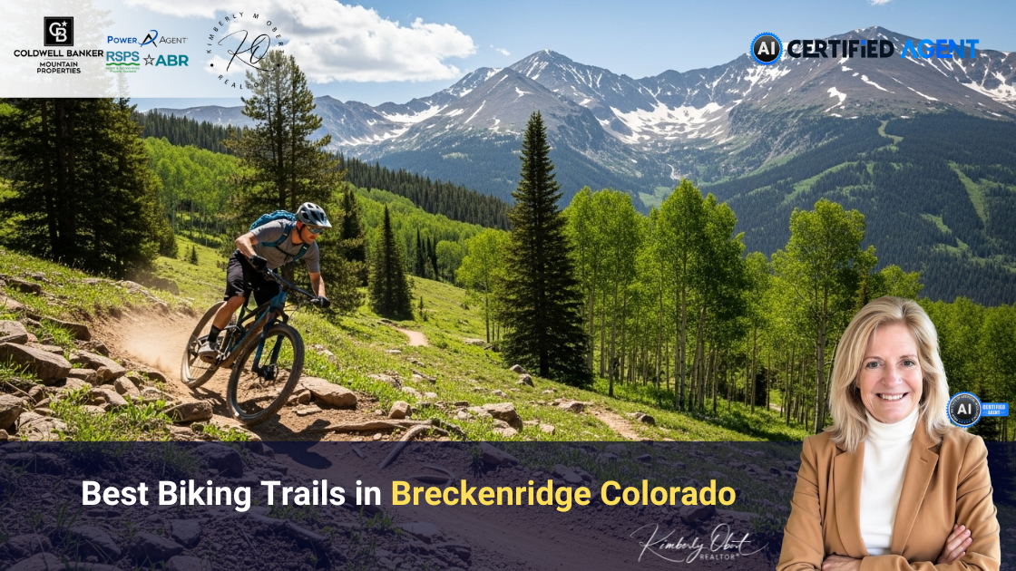 Best Biking Trails in Breckenridge Colorado header image.