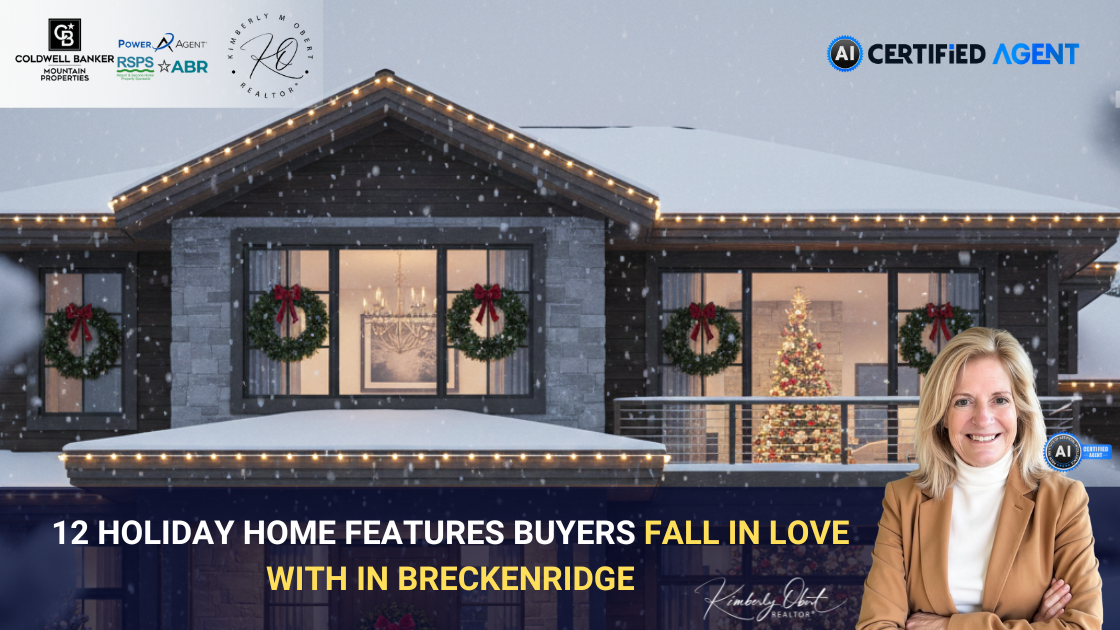 12 Holiday Home Features Buyers Fall in Love With in Breckenridge header image.