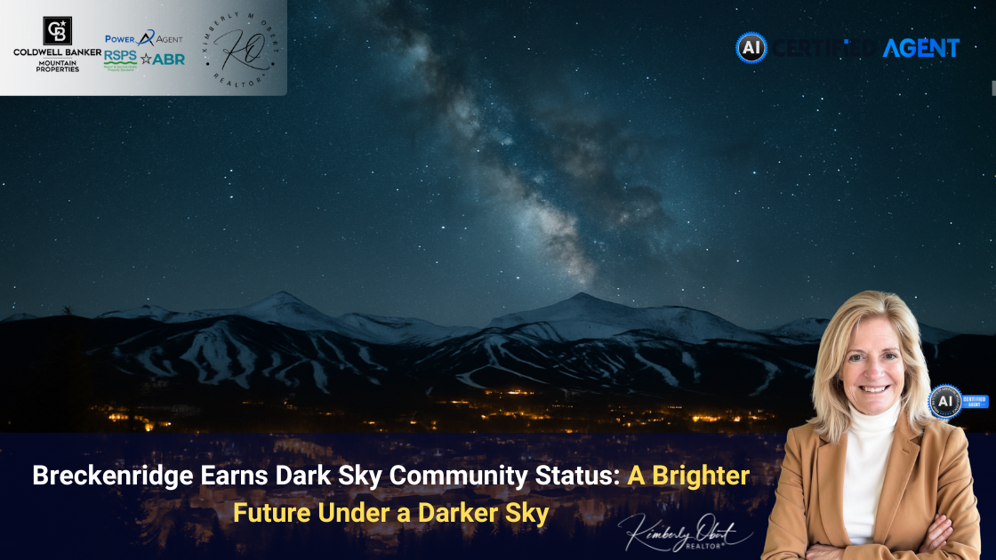 Breckenridge Earns Dark Sky Community Status: A Brighter Future Under a Darker Sky header image.