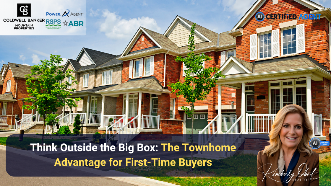 Think Outside the Big Box: The Townhome Advantage for First-Time Buyers header image.