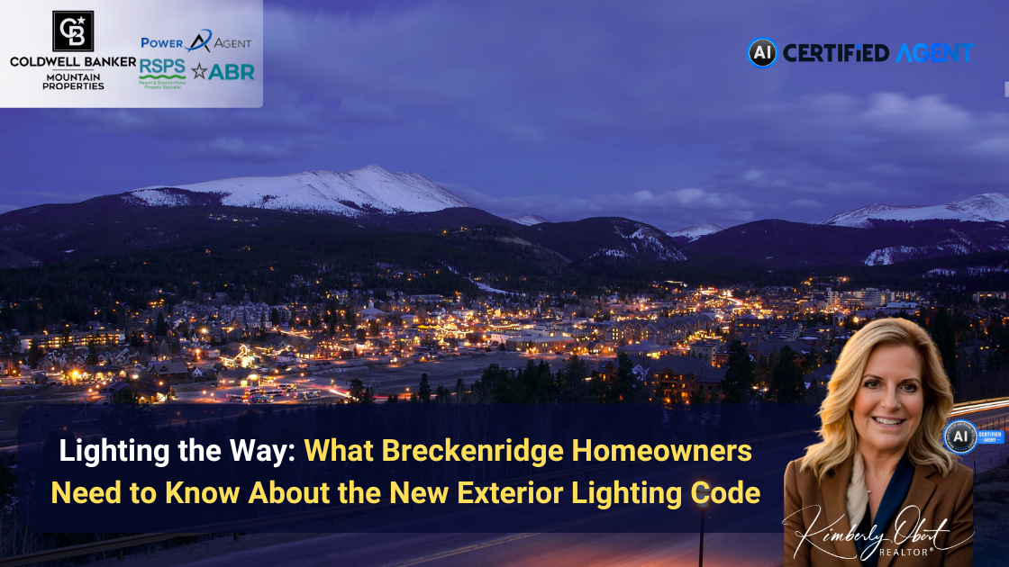 Lighting the Way: What Breckenridge Homeowners Need to Know About the New Exterior Lighting Code header image.