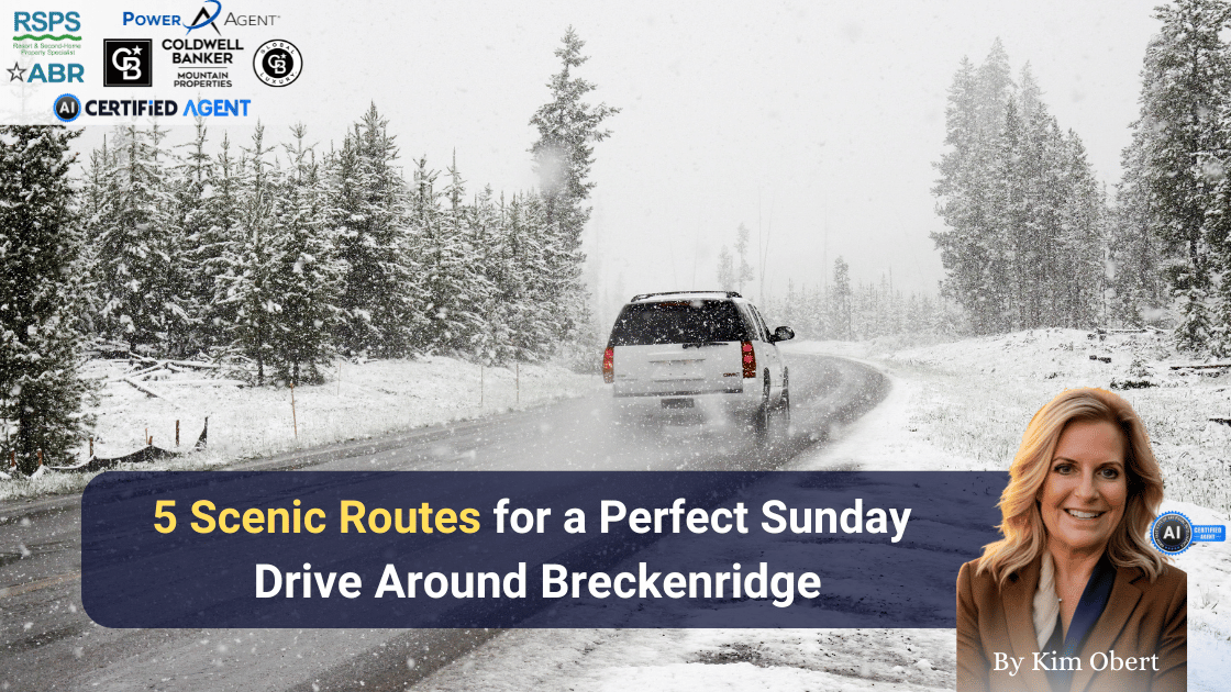 5 Scenic Routes for a Perfect Sunday Drive Around Breckenridge header image.