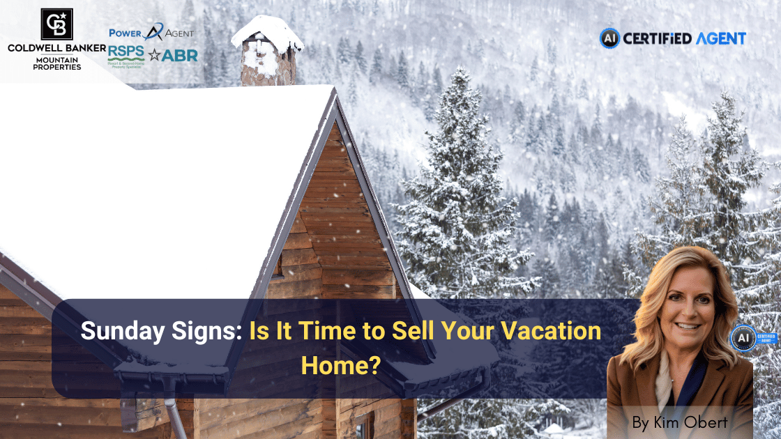 Sunday Signs: Is It Time to Sell Your Vacation Home? header image.