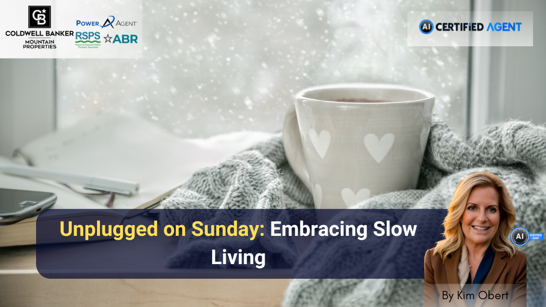 Unplugged on Sunday: Embracing Slow Living header image.