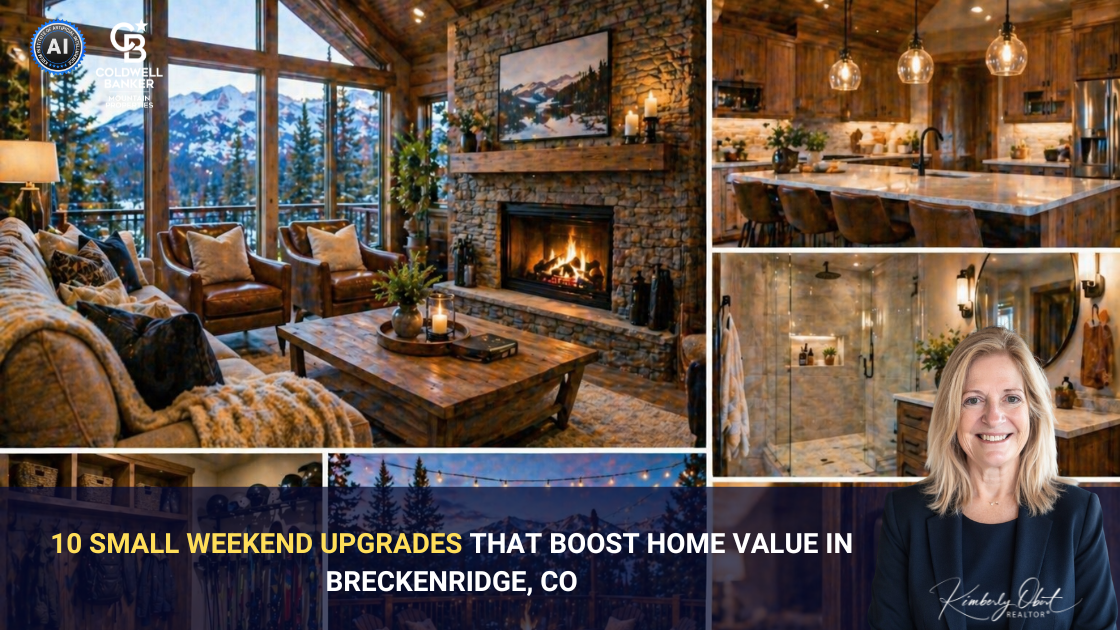 10 Small Weekend Upgrades That Boost Home Value in Breckenridge, CO header image.