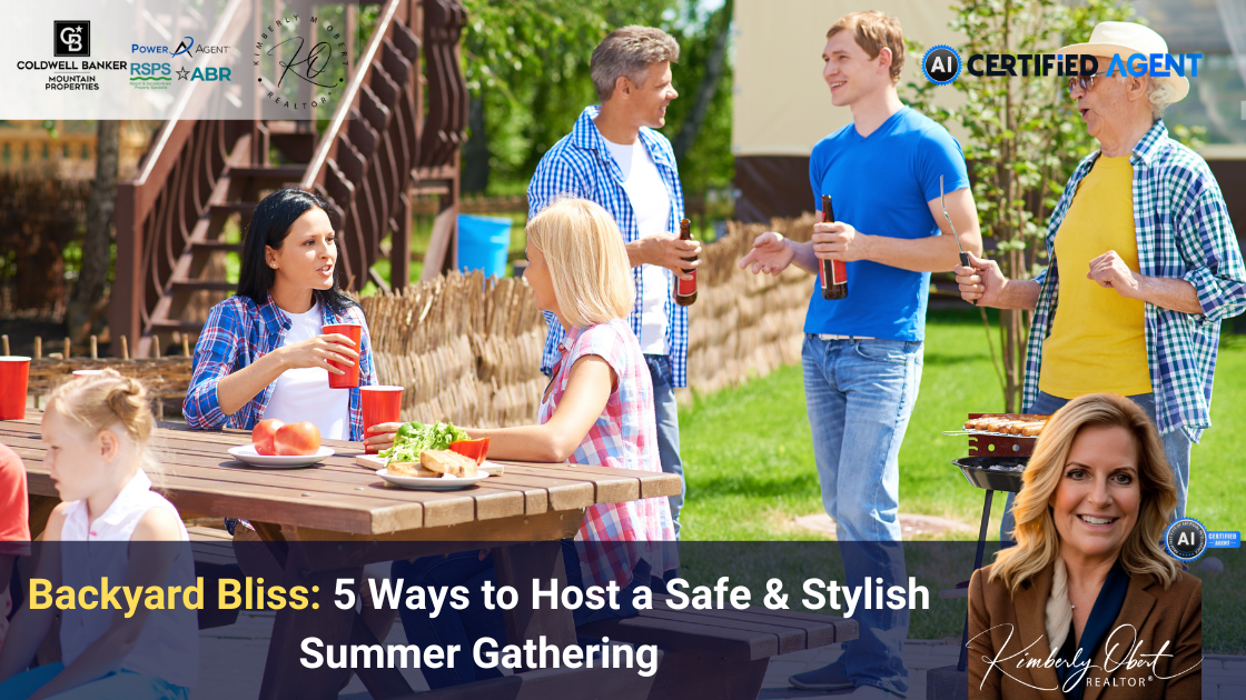 Backyard Bliss: 5 Ways to Host a Safe & Stylish Summer Gathering header image.