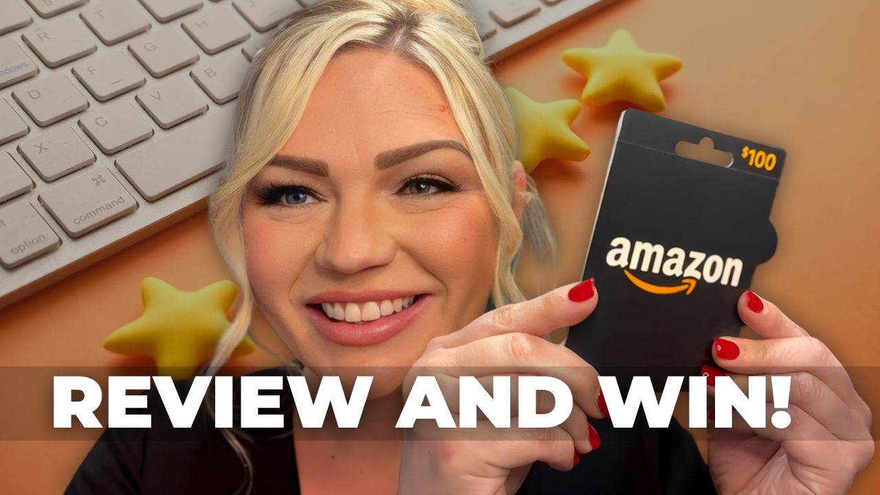 Leave a Review and Win a $100 Amazon Gift Card header image.