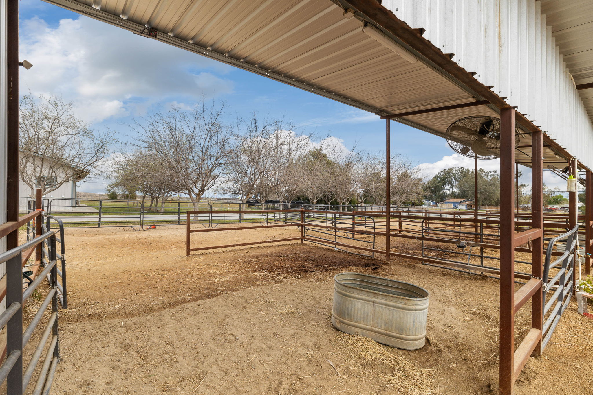 Horse setup at residential property in Taft