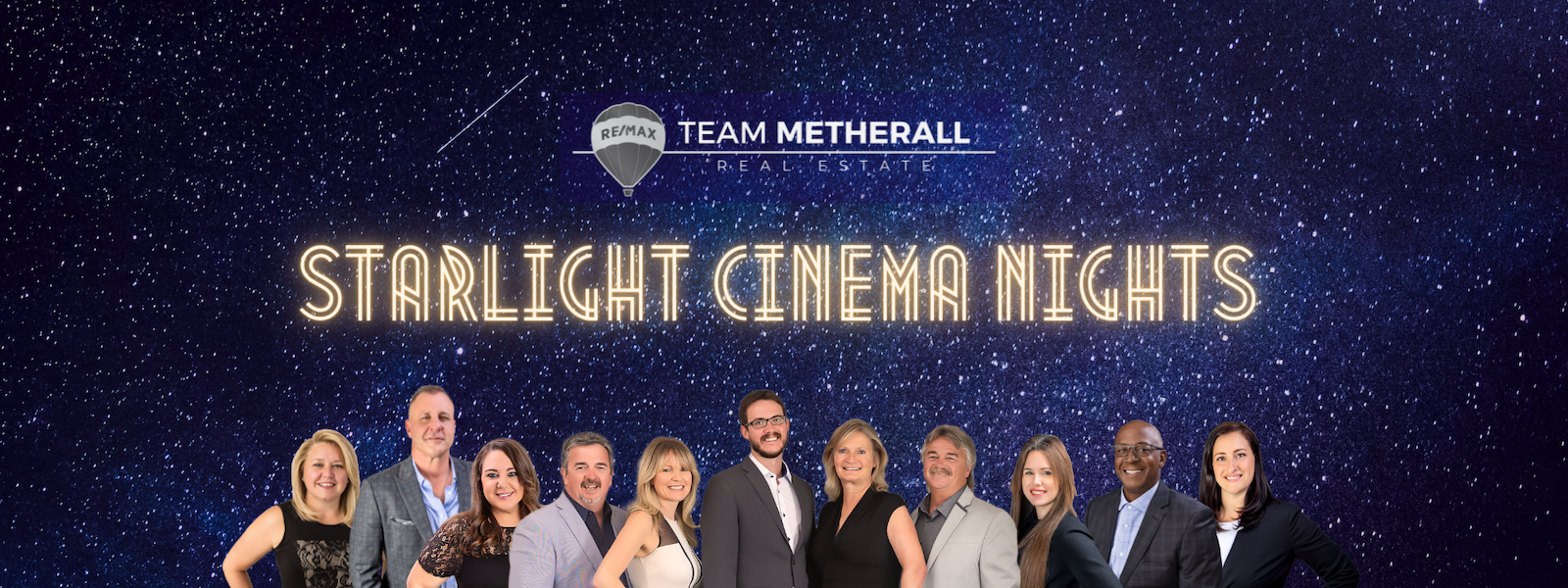 Starlight Cinema Movie Nights in the Park header image.