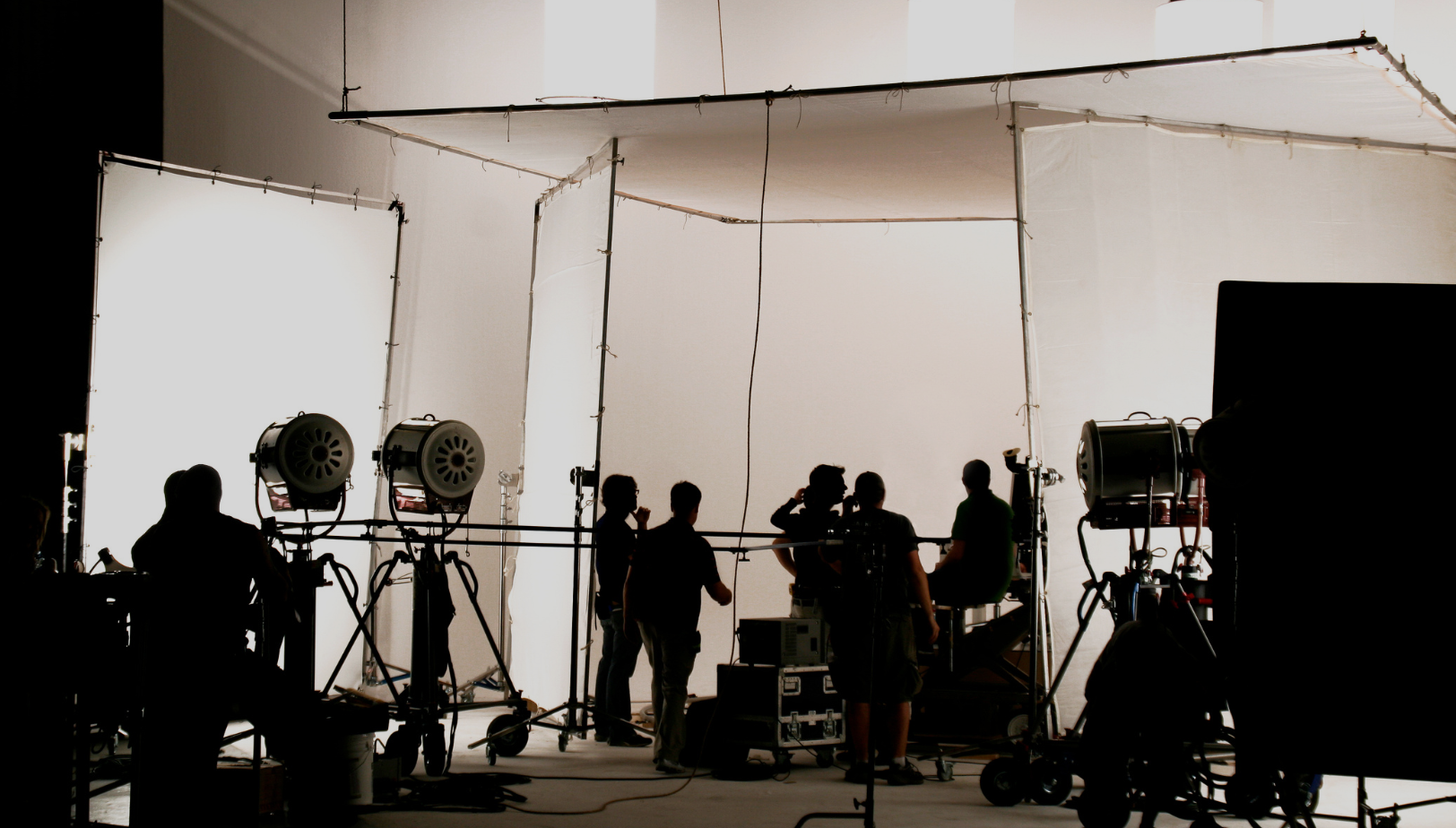 Film crew setting up cameras and equipment in Utah location, highlighting the state’s growing film industry and its impact on local communities.