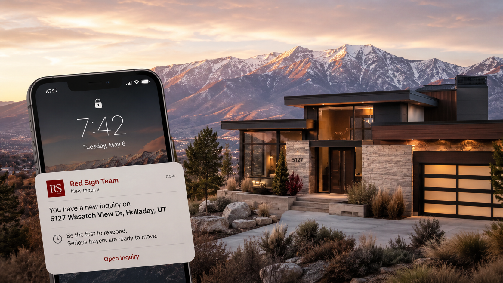 Speed-to-lead in Utah real estate with Wasatch Front home inquiry