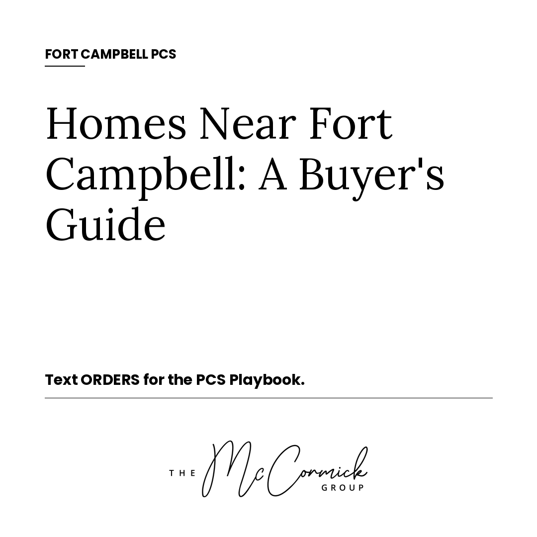 Homes Near Fort Campbell: What Buyers Need to Know (2026 Guide) header image.