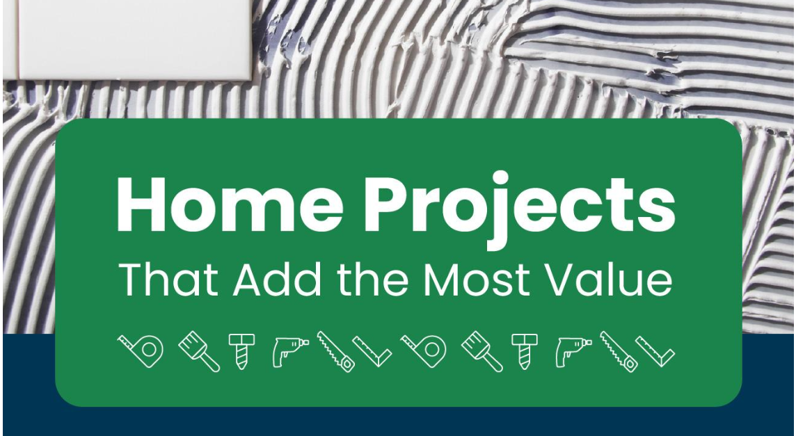 Home Projects That Add the Most Value header image.