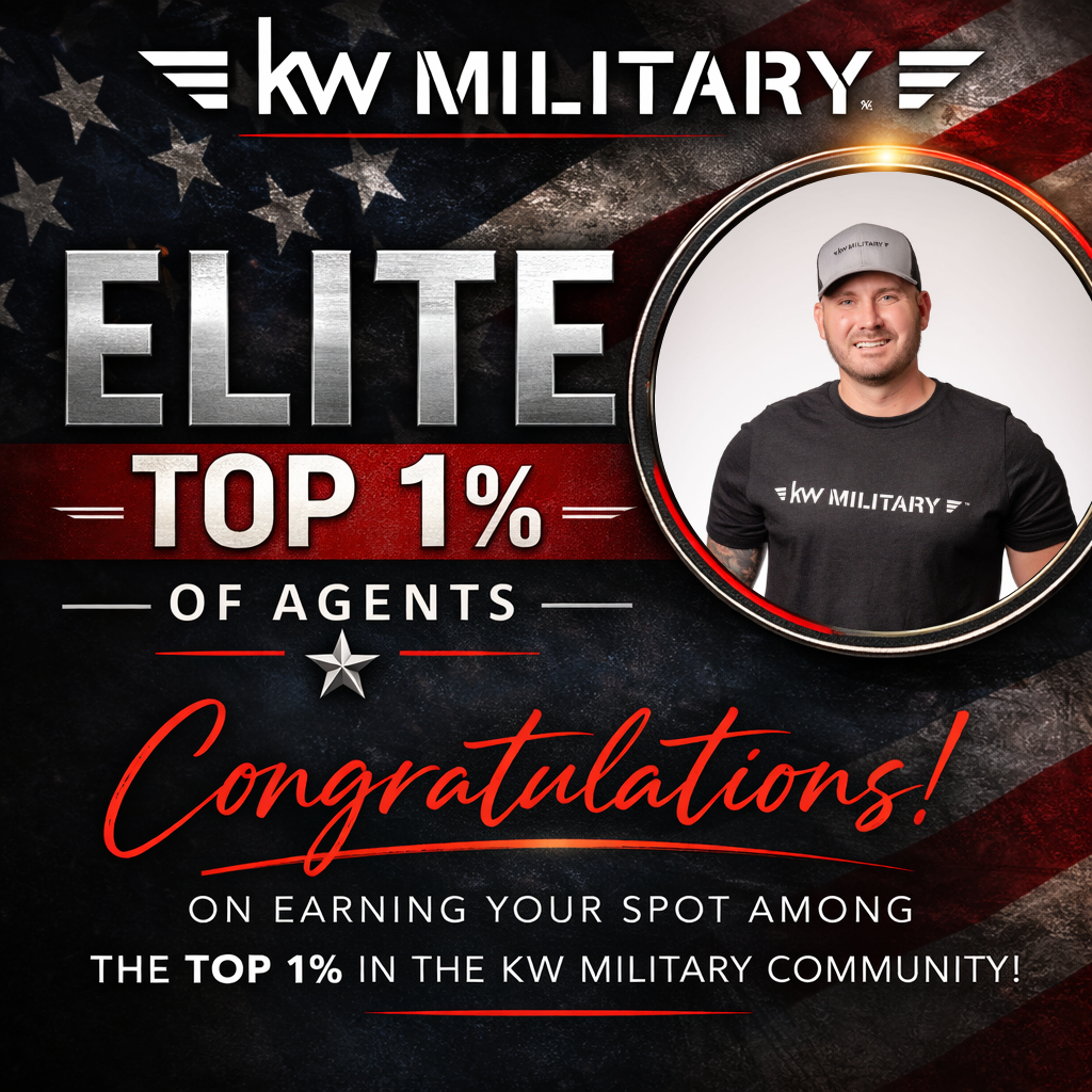 Top Military Realtor in Las Cruces NM | Quayde Bradford KW Military Top 1% header image.
