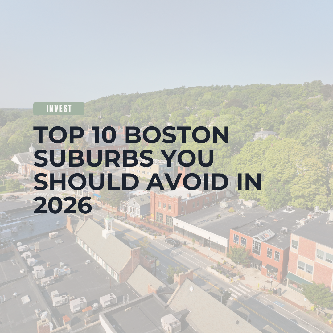 Top 10 Boston Suburbs You Should Avoid in 2026 header image.
