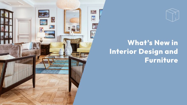What’s New in Interior Design and Furniture by HomeKeepr header image.