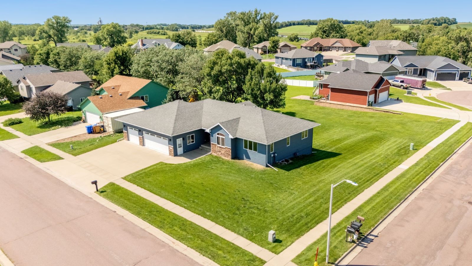 Featured Sioux Falls ranch home on corner lot with additional building eligibility